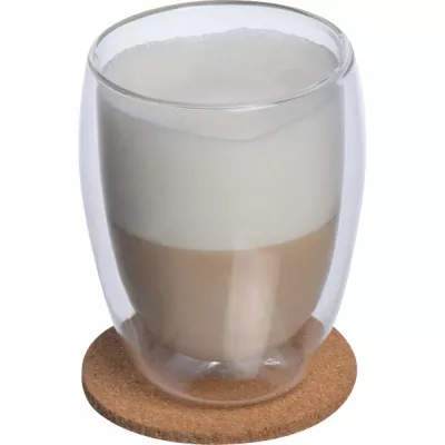 Podkładka pod kubek korkowa MARION - beżowy (8313013)