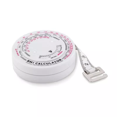 Miarka BMI z tworzywa ABS MEASURE IT - Bialy (MO8983-06)