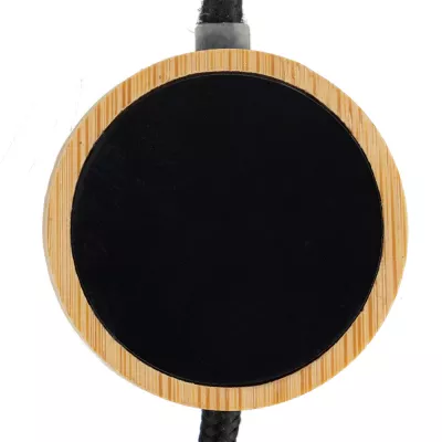 Długi drewniany kabel 4w1 z podświetlanym logo - beżowy (EG059813)