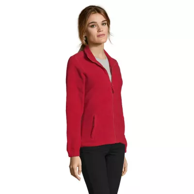 Polar damski rozpinany 300 g/m² Sol's NORTH WOMEN - Czerwony (S54500-RD)