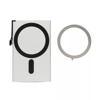 Magnetyczne etui na kartę kredytową, ochrona RFID - silver (P820.9502)