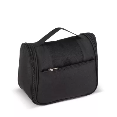 Torba podróżna na kosmetyki rPET 300D Kora - czarny (LT95396-N0002)