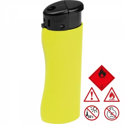 Zapalniczka plastikowa ANATOL - żółty (9377708)