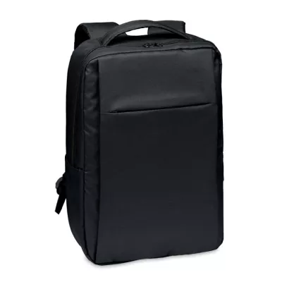 Plecak na laptop 13" z RPET z kablem USB SEOUL - Czarny (MO6328-03)