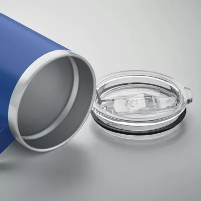 Kubek termiczny ze stali z recyklingu 300 ml INARI - Niebieski (MO6934-04)