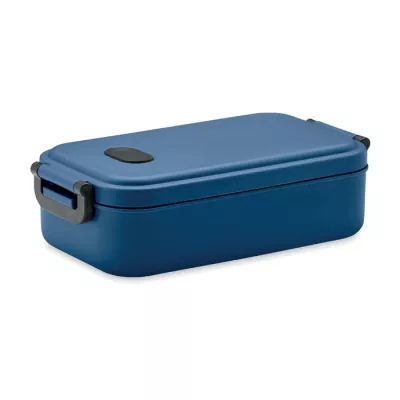 Lunchbox z PP z zaworem i klamrami 800 ml INDUS - Niebieski (MO6855-04)