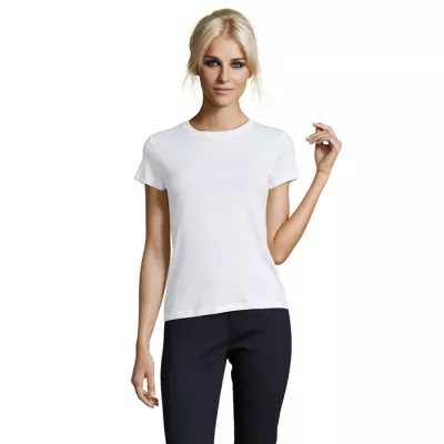 Koszulka damska dopasowana 150 g/m² Sol's REGENT WOMEN - Bialy (S01825-WH)