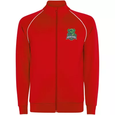 Męska bluza Valier z zamkiem błyskawicznym na całej długości - Czerwony (R0437-RED)