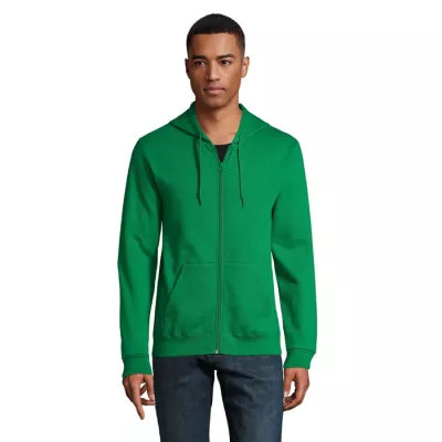 Bluza unisex z kapturem rozpinana 260 g/m² Sol's STONE - Zielony (S01714-KG)