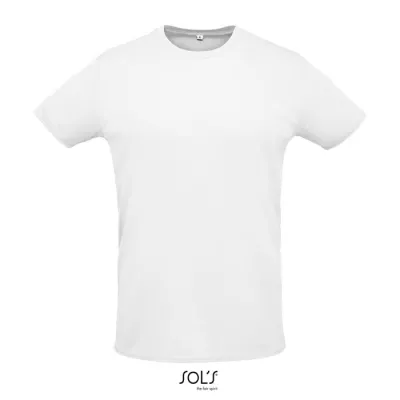 Koszulka sportowa unisex 130 g/m² Sol's SPRINT - Bialy (S02995-WH)
