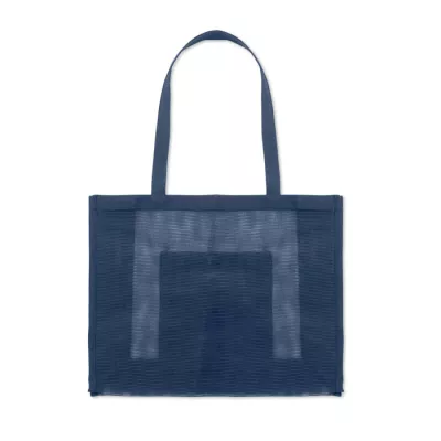 Torba na zakupy z siatki RPET 20 l LIMP - Niebieski (MO2836-04)