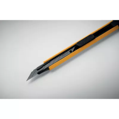 Nożyk z wysuwanym ostrzem ze stali węglowej BLADE - Zólty (MO2768-08)