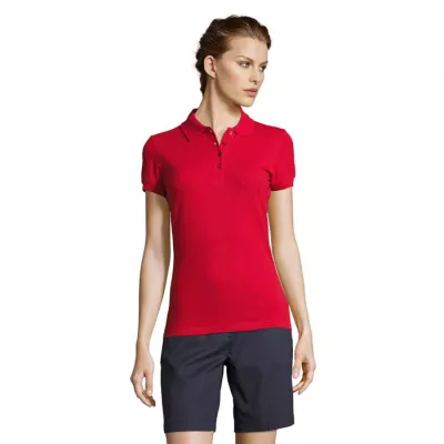 Koszulka polo damska piqué 210 g/m² Sol's PEOPLE - Czerwony (S11310-RD)