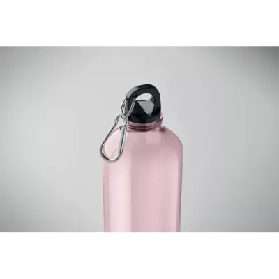 Butelka z RPET z karabińczykiem 750 ml MOSS RE750 - Przezroczysty Rózowy (MO2804-31)