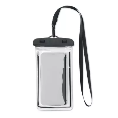 Etui wodoodporne na telefon IPX6 ze smyczą SMAG LARGE - Czarny (MO2183-03)