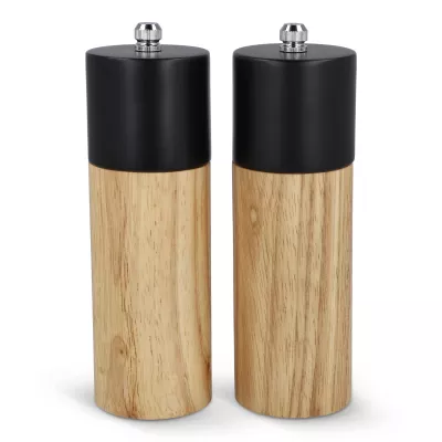 Zestaw drewnianych młynków do soli i pieprzu InSideOut - czarny (LT57209-N0002)