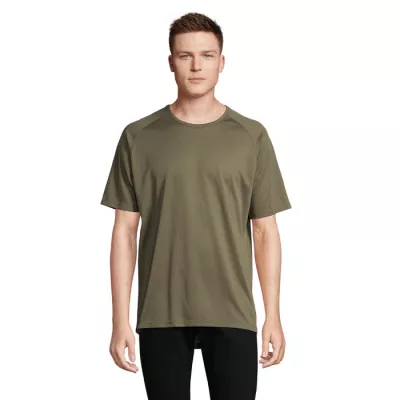 Koszulka sportowa męska raglan 140 g/m² Sol's SPORTY - Army (S11939-AR)
