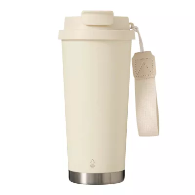 Butelka termiczna z podwójną izolacją - beżowy (56-0304743)