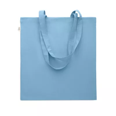 Torba z bawełny z recyklingu 140 g/m² VIVEKA COLOUR - Petrol (MO2302-20)