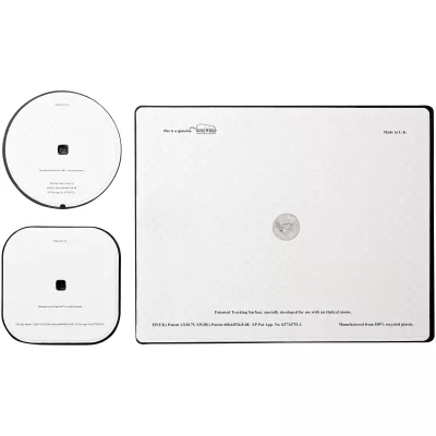 Podkładka pod mysz Brite-Mat® w zestawie z podkładkami pod kubek combo 1 - Czarny (21052600)