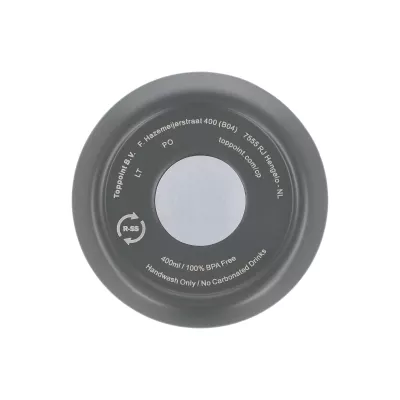 Termos na kawę ze stali nierdzewnej pochodzącej z recyklingu, 400 ml - szary (LT98698-N0061)