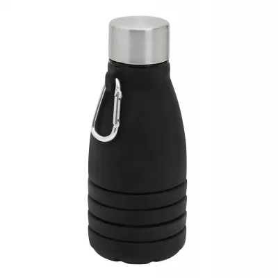 Składana butelka do picia 550 ml BIG GETS SMALL - czarny (56-0603190)