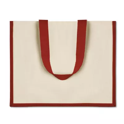 Torba jutowa laminowana CAMPO DE FIORI - Czerwony (MO8967-05)
