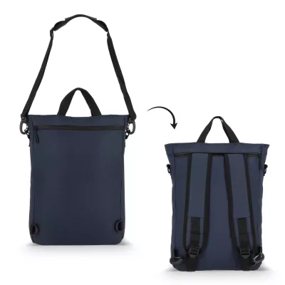 Plecak na laptopa PU Kyiv 28 x 42 x 12,5 cm - ciemnoniebieski (LT95342-N0010)