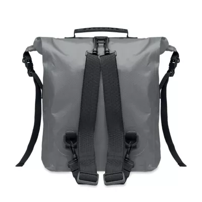 Plecak wodoodporny rolltop z RPET 25 l SCUBAROLL - Kamienny Szary (MO2181-15)