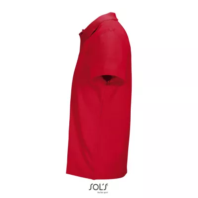 Koszulka polo unisex z czesanej bawełny Sol's PULSE - Czerwony (S04502-RD)