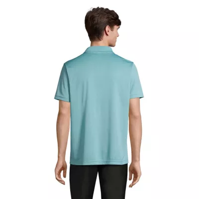 Polo sportowe unisex z recyklingu Sol's PITCHER - Pool Blue (S04442-BP)