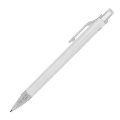 Długopis z aluminium z recyklingu i RPET EUGENE - biały (1547306)