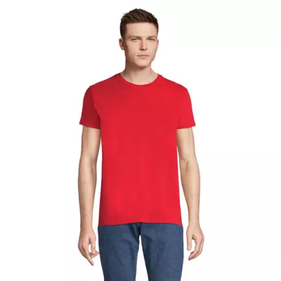 Koszulka męska organiczna 175 g/m² Sol's PIONEER MEN - Bright Rojo (S03565-BT)