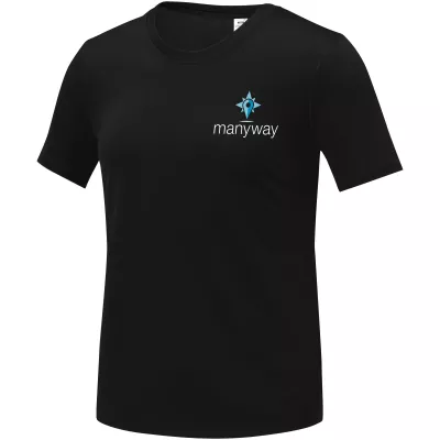 Kratos damska luźna koszulka z krótkim rękawkiem - Czarny (39020-BLACK)