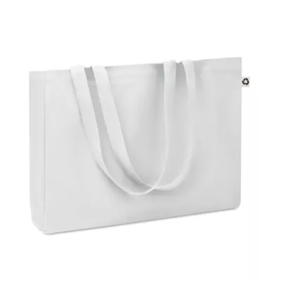 Torba z bawełny z recyklingu 280 g/m² RESPECT COLOURED - Bialy (MO6380-06)