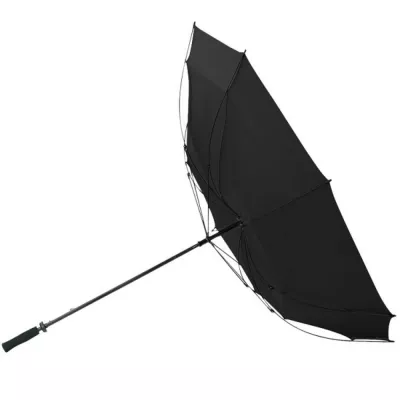 Parasol manualny XL Ø133 cm HURRICAN - czarny (518703)