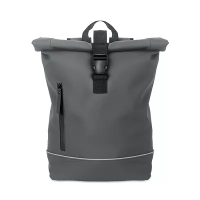 Plecak na laptop 15" z PU z odblaskiem LAPTOSA - Kamienny Szary (MO2581-15)