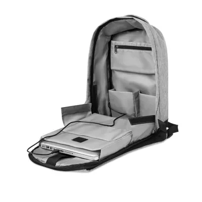 Plecak antykradzieżowy na laptopa 13" BERLIN - Szary (MO9294-07)