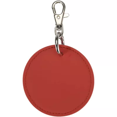 Resi Plus brelok z okrągłą zawieszką z recyklingowanego materiału z certyfikatem GRS  - Brick (13014032)