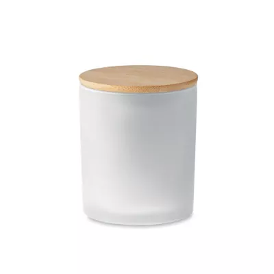 Świeca zapachowa w matowym szkle 120 g KEOPS SMALL - Bialy (MO6612-06)
