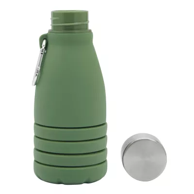 Składana butelka do picia 550 ml BIG GETS SMALL - oliwkowa zieleń (56-0603192)