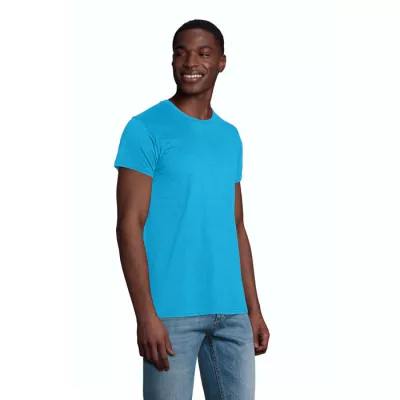 Koszulka męska organiczna 175 g/m² Sol's PIONEER MEN - Aqua (S03565-AQ)