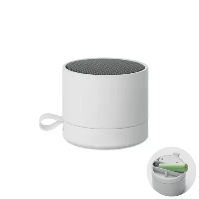 Głośnik bezprzewodowy w metalowej obudowie 3W RECAR - Bialy (MO2800-06)