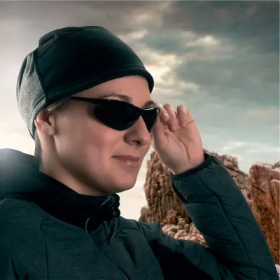 Bandana MISMI Schwarzwolf - czarny (T4000100AJ303)