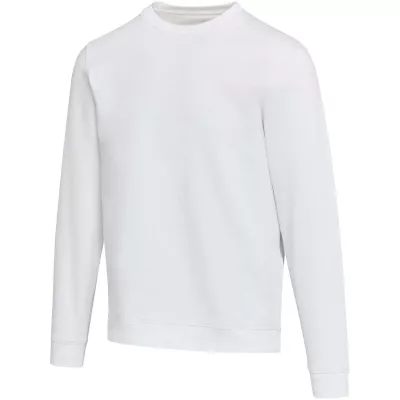 Jasper organiczna bluza unisex z recyklingu o gramaturze 280 g/m² z okrągłym dekoltem i certyfikatem OCS - Biały (39561-WHITE)