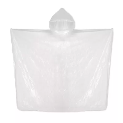Ponczo przeciwdeszczowe biodegradowalne SPRINKLE PLA - Przezroczysty (MO9993-22)
