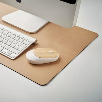 Podkładka na biurko z papieru z recyklingu PAD - Bezowy (MO2084-13)