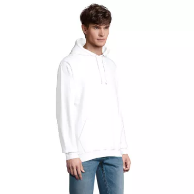 Bluza unisex z kapturem 280 g/m² Sol's CONDOR - Bialy (S03815-WH)