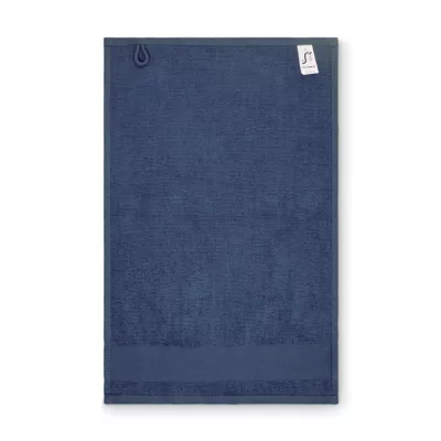 Ręcznik bawełniany 380 g/m² 30x50 cm ISLAND 30 - Niebieski (MO2764-04)