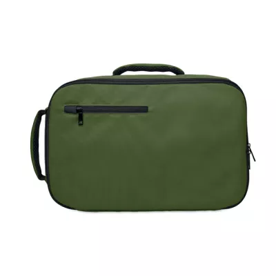Plecak kabinowy z RPET na laptop 15" FLYSAFE - Ciemnozielony (MO2840-60)